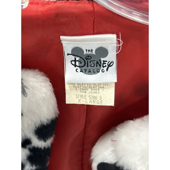 RARE Vintage The Disney Catalog Faux Fur Cruella Devil Coat XL Halloween costume - Picture 5 of 6
